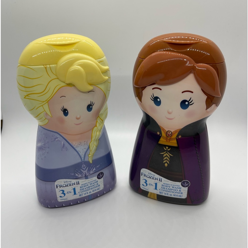 2 Bottles Centric Beauty 14 Oz Disney Frozen II 3 In 1 Berry Scented Body Wash
